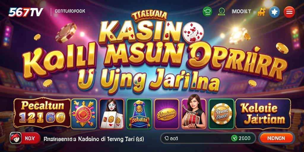 Tampilan gameplay menawan dari 567TV yang menghadirkan keseruan kasino.