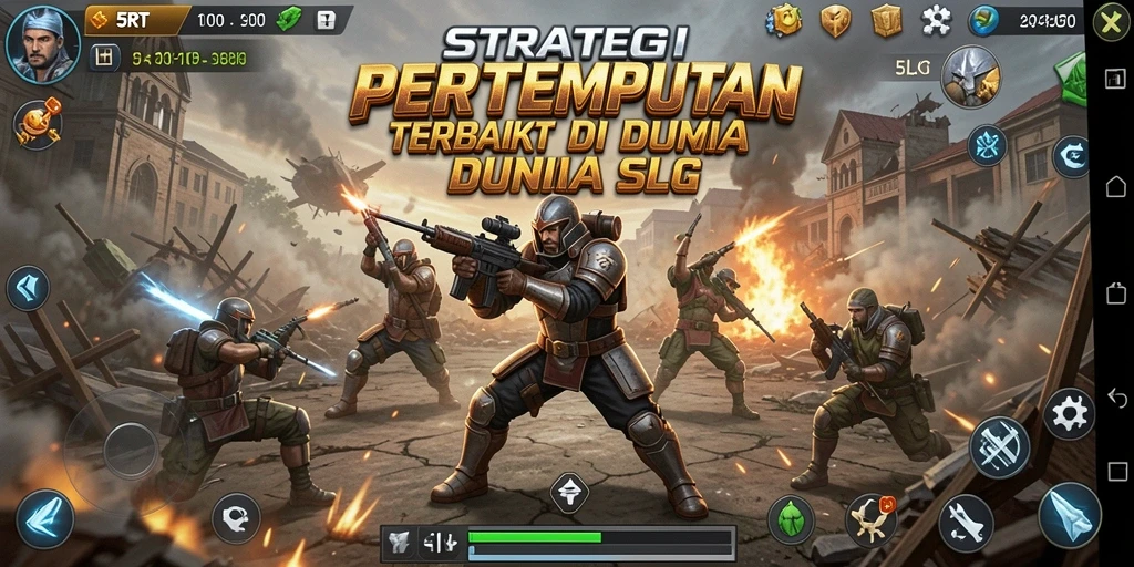 Gameplay menarik di dalam dunia SLG yang kompetitif.