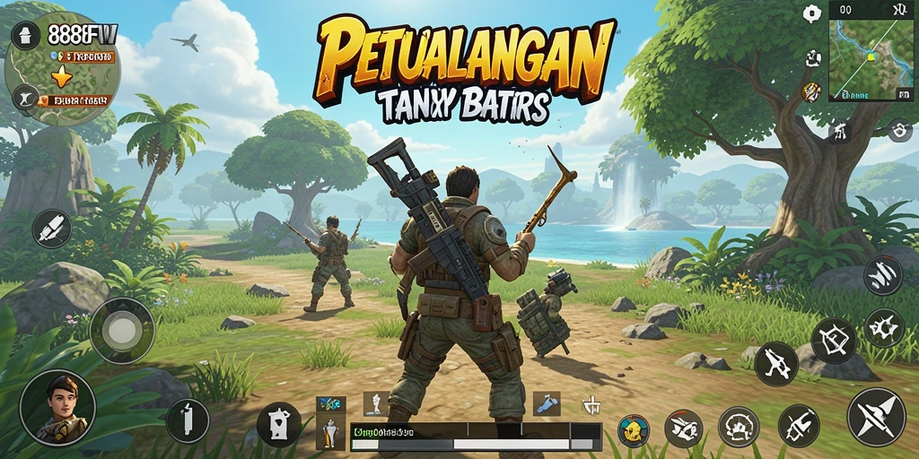 Tangkapan layar menunjukkan petualangan mendebarkan di dunia Open World.