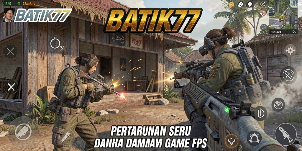 Tangkapan layar dari gameplay intens BATIK77 yang penuh aksi.