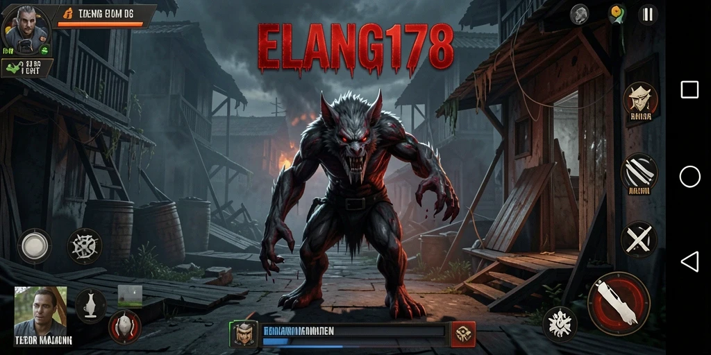 Screenshot <strong>ELANG178</strong> menampilkan suasana mencekam saat pemain menjelajahi kegelapan yang menakutkan.