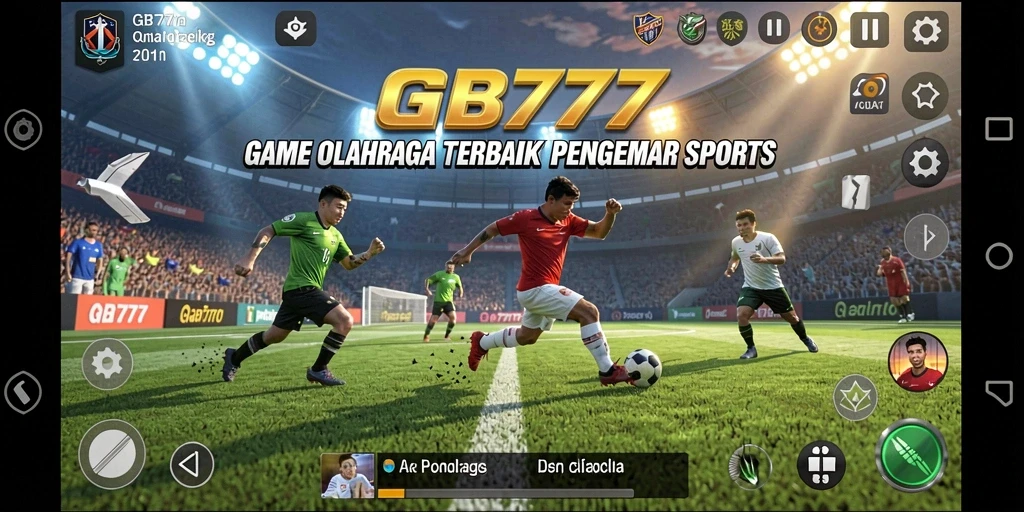 Tampilan gameplay GB777 dengan aksi olahraga yang mendebarkan.