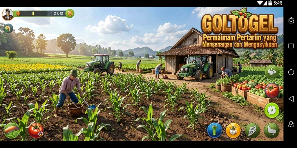 Mengasah keterampilan bertani dalam GOLTOGEL yang menantang.