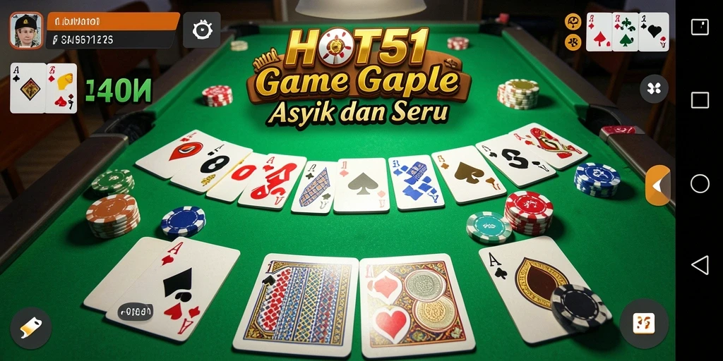 Tampilan gameplay seru dan menantang dalam HOT51.