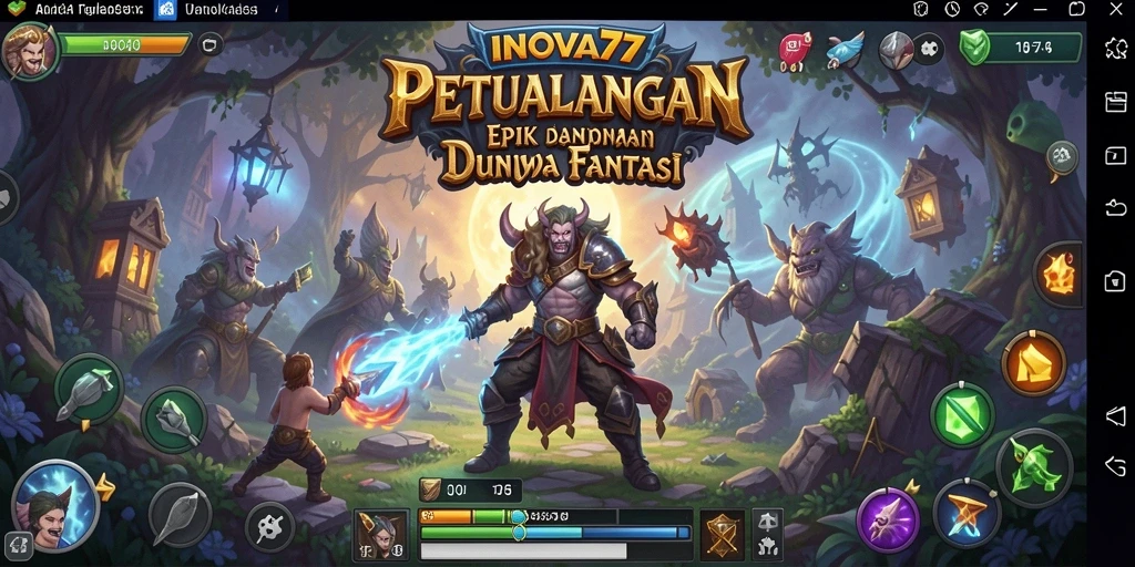 Gameplay seru dalam dunia fantasi INOVA77