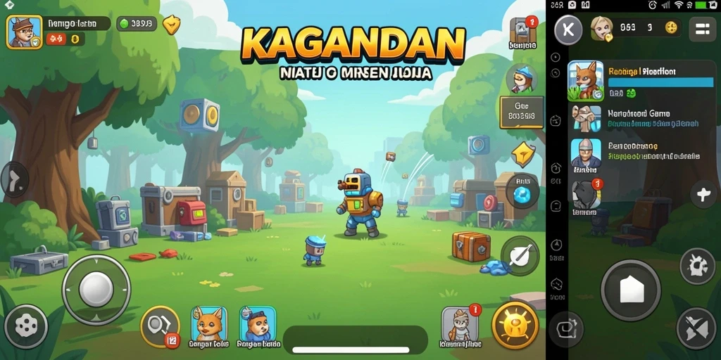 Tampilan gameplay KAGANDAN yang memikat dan penuh warna.