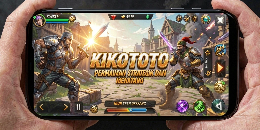 Tampilan gameplay KIKOTOTO yang seru dan strategis.