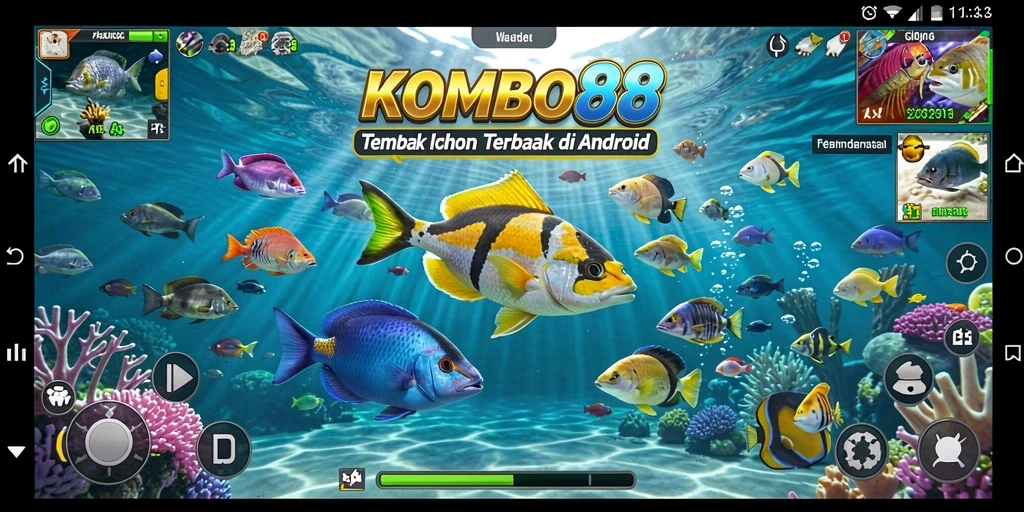 Gameplay seru Tembak Ikan dengan grafis menawan.