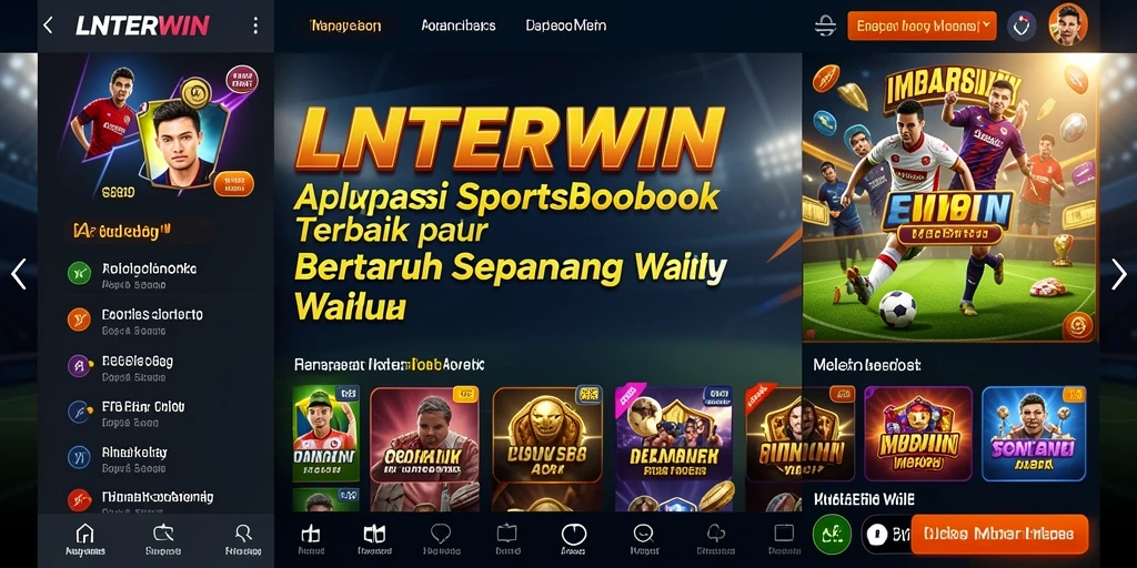Tampilan dinamis dari gameplay LNTERWIN dalam bertaruh secara langsung.