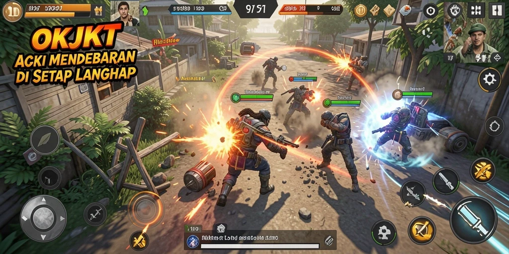 Gameplay OKJKT menampilkan aksi seru dan menegangkan.