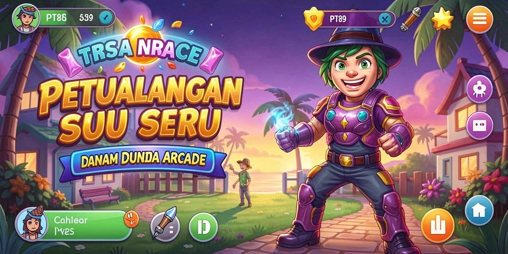 Screenshot PT89 menunjukkan pemain mengatasi level menantang dalam gameplay Arcade.