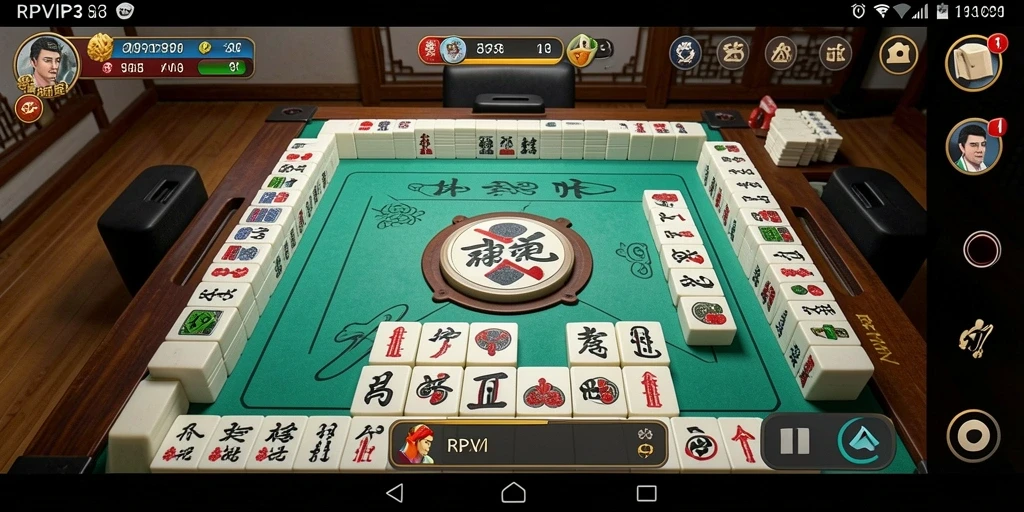 Tampilan gameplay RPVIP3 yang menarik dalam permainan Mahjong.