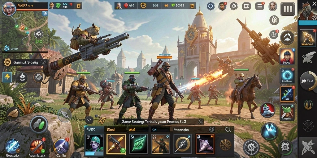 Tampilan gameplay sangat mendebarkan dengan pertarungan yang intens.