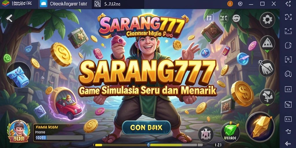 Screenshot yang menunjukkan gameplay menarik dari SARANG777 di dunia simulasi.