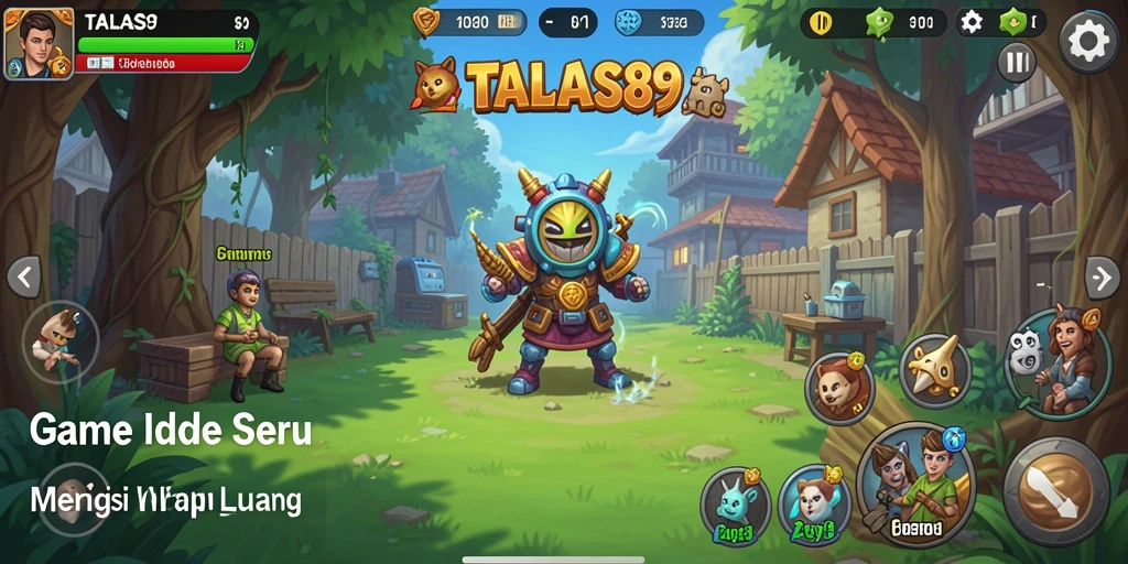 Tampilan gameplay TALAS89 yang mengasyikkan dan penuh warna.