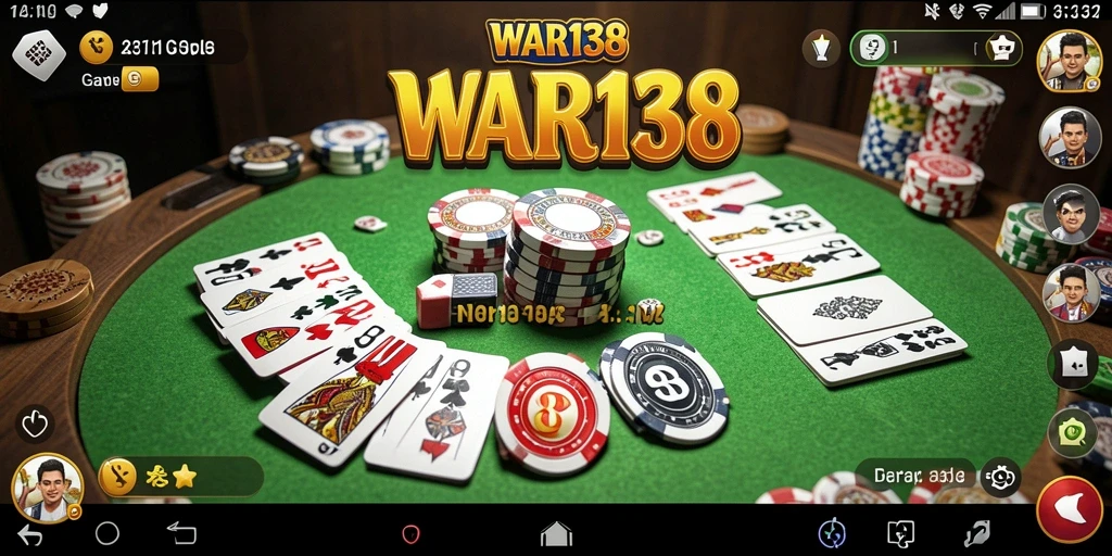 Tampilan gameplay Gaple yang kompetitif dan menyenangkan.