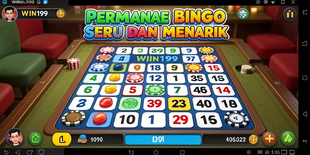 Tampilan grafis menarik dari gameplay Bingo di WIN199.